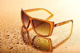 occhiali plastica trasparente brown
